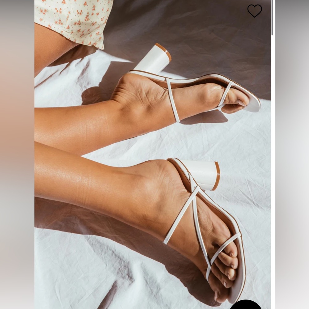 Princess Polly - THE BECKA HEELS WHITE I’m size 6